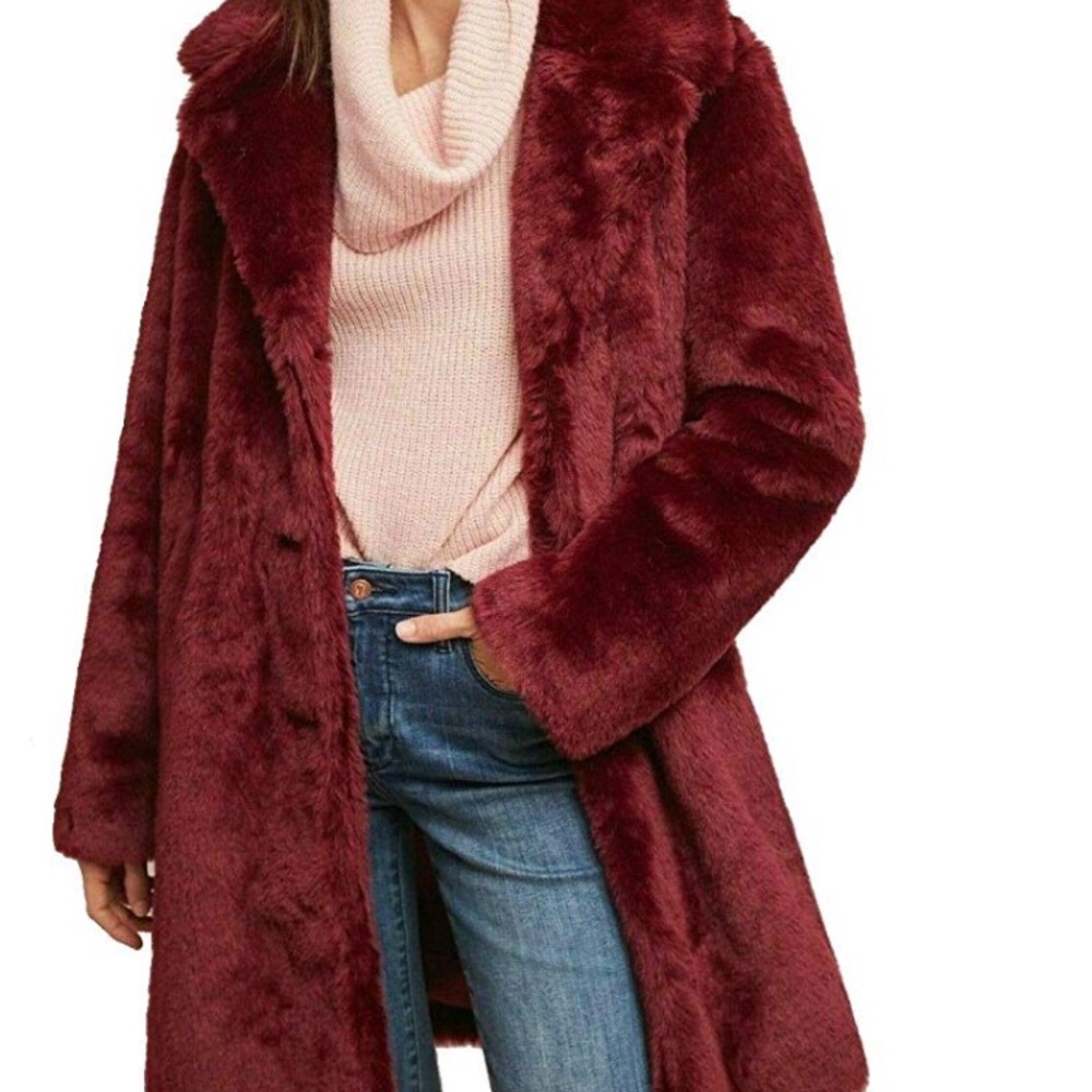 Anthropologie
Tayberry Faux Fur Coat